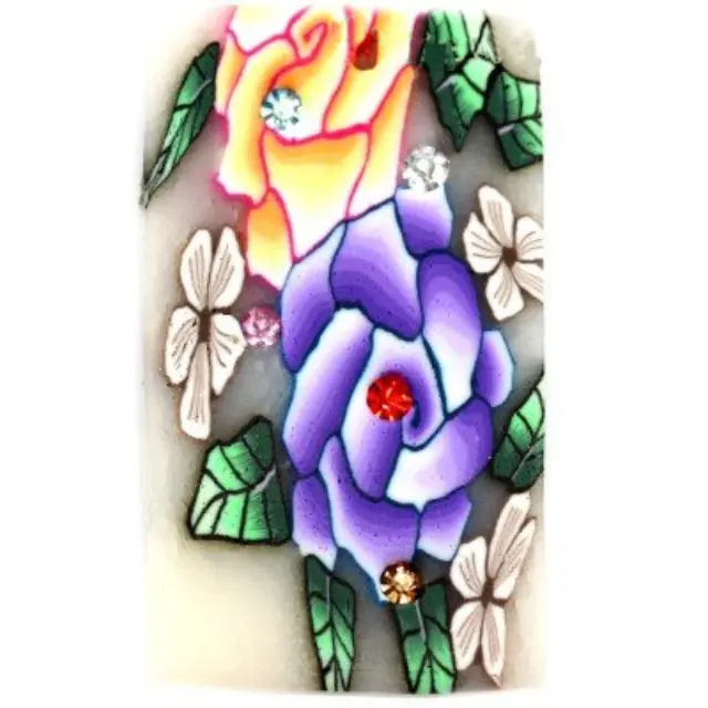 Fimo Κρεμαστό White Rentagle 26x47mm