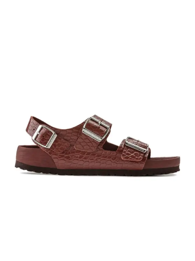 Birkenstock Πέδιλα Γυναικείο δέρμα Καφέ BIR/MILANO 1022691 CHOCOL 3