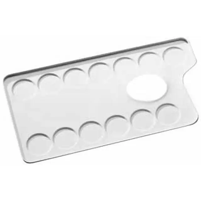 Talens Μεταλλική Παλέτα Ορθογώνια 10.6x20cm, 13 Θέσεων