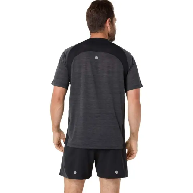Asics Men's Road Shortsleeve T-Shirt Μαύρο 2011D453-001 (Asics) - Small 2