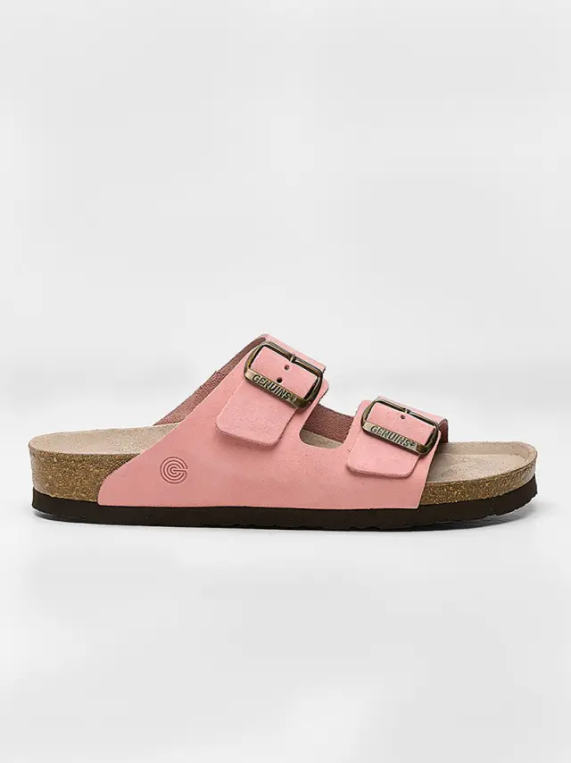 Genuins Πέδιλα Γυναικείο δέρμα Nubuck Ροζ GEN/HAWAII APURE G106559 ROSA 3
