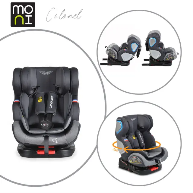 MONI - Car seat Colonel light grey - 3801005150205