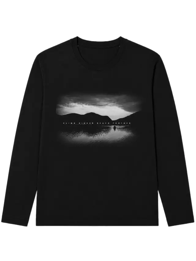 Losan ανδρική μονόχρωμη μπλούζα MOUNTAIN L26WH0106-1