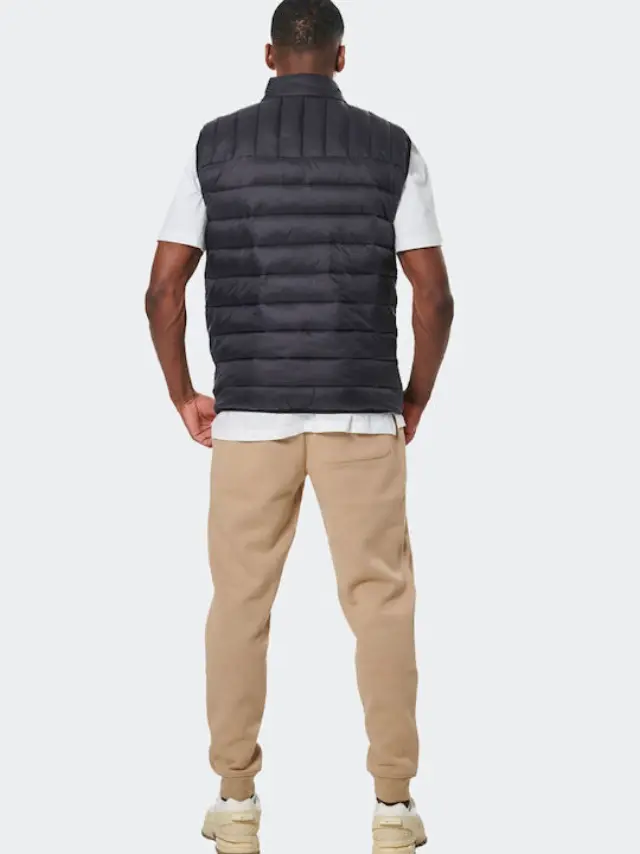 Body ActionΑμάνικο Μπουφάν Puffer Μαύρο - XL 2