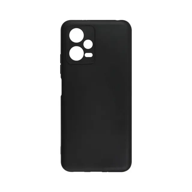 Θήκη Σιλικόνης Soft Back Liquid Silicone Case Για Xiaomi Redmi Note 12 5G / Poco X5 Μαύρη