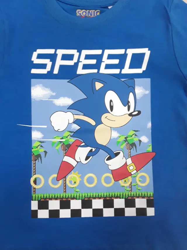 Πιτζάμα Καλοκαιρινή Sonic Speed Blue 8010318 - 6-7 Y (122cm) 2