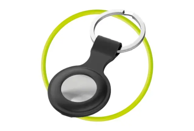 Mobile Origin AirTag KeyChain, white 3