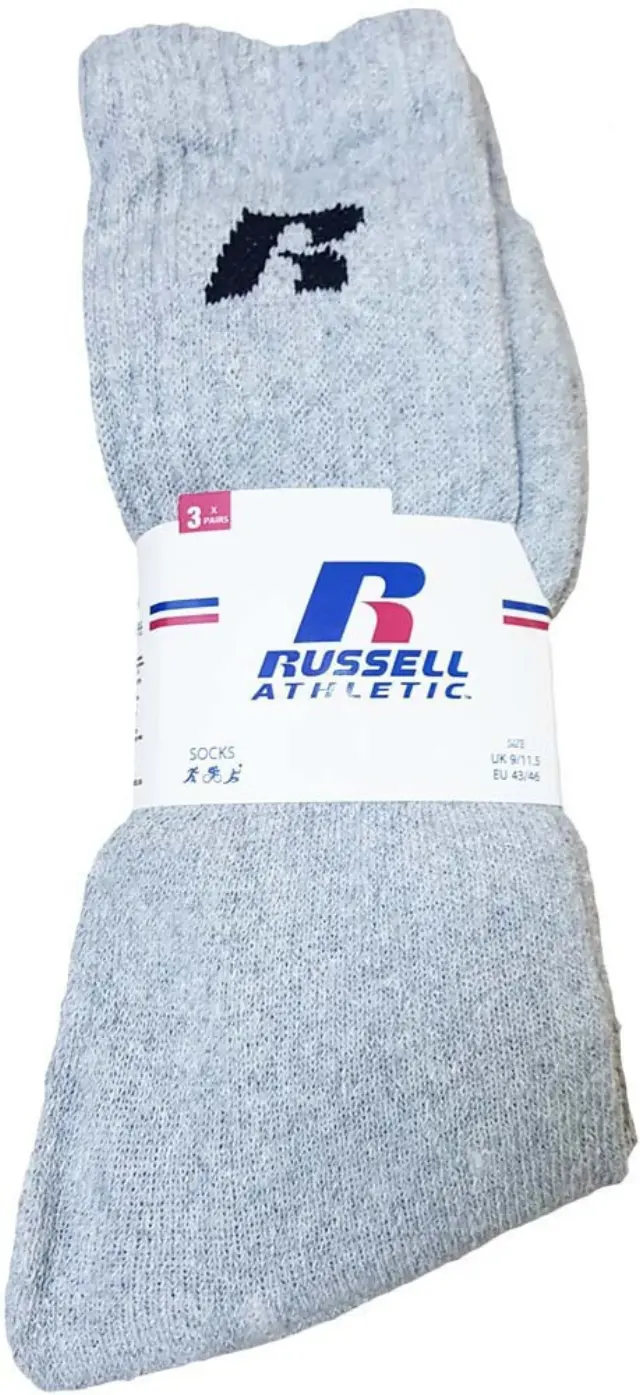 Russell Athletic Cole Αθλητικές Κάλτσες 3 Ζεύγη - L