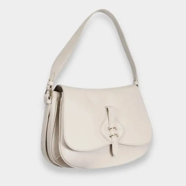 Coccinelle - Γυναικεία τσάντα Ώμου Mavery E1U7F120101-N17 Εκρού 2
