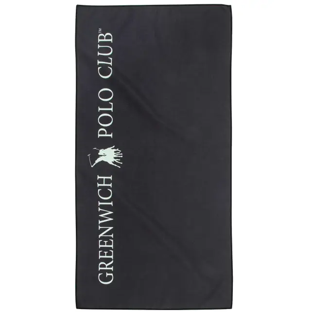 Πετσέτα Γυμναστηρίου 45x90 280gsm Greenwich Polo Club Essential 4183 Black-Grey 100% Microfiber