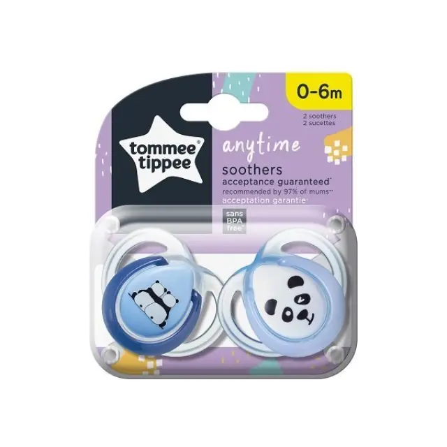 Tommee Tippee Anytime Πιπίλες (0-6 μηνών) 2pcs 3