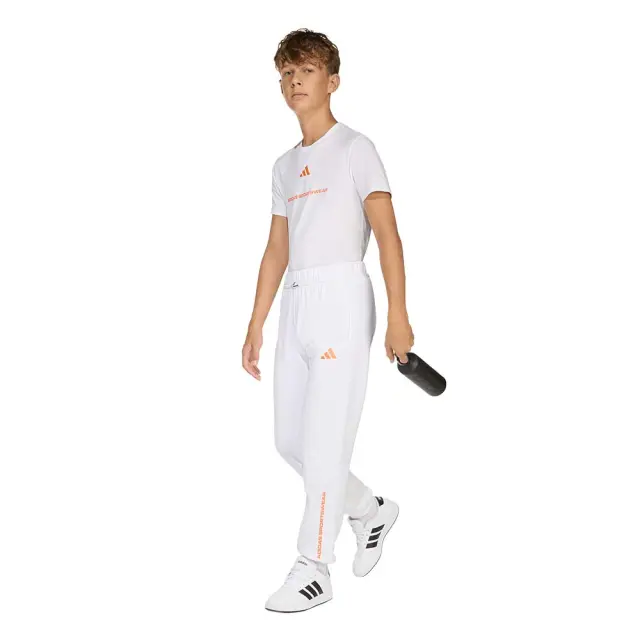 adidas Sportswear Boy's Slogan Single Jersey Tee Άσπρο KG5189 (adidas Sportswear) - 140 3