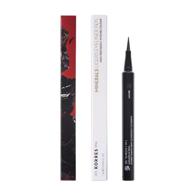 ΚΟΡΡΕΣ Liquid Eyeliner Pen Mineral Brown 1ml