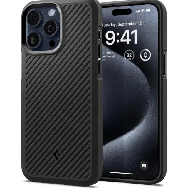 Spigen® Core Armor™ ACS08023 iPhone 16 Pro Max Case – Matte Black