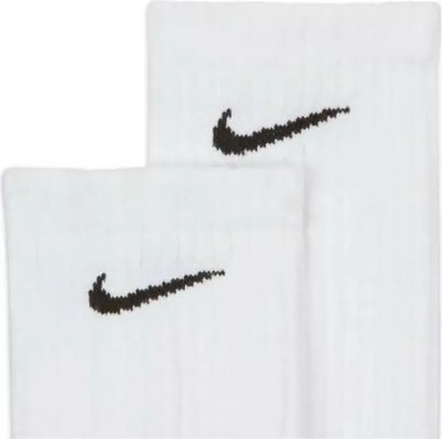 Nike 3-Pack Cushioned Crew Socks White SX7664-100 - 38-42 2
