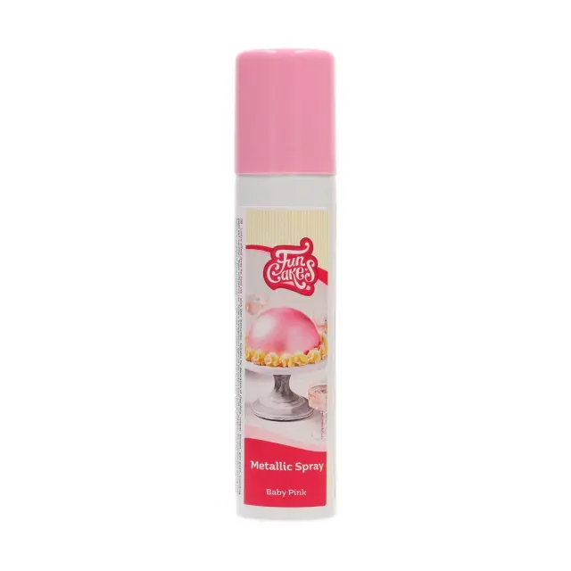 Funcakes Μεταλλικό Σπρέι - Ροζ -100ml