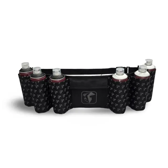 3DeeMurals Graffiti Spray Can Belt – 6 Cans Premium