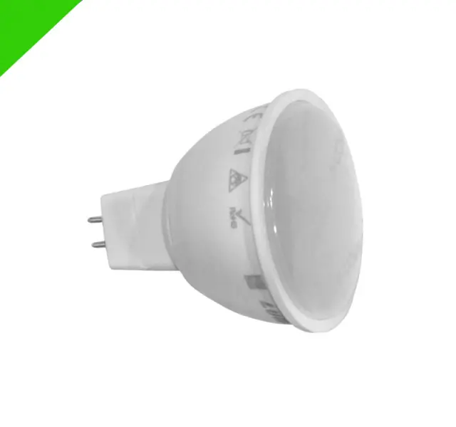 LED SMD MR16 5W 12VAC/DC 105° ΠΡΑΣΙΝΟ