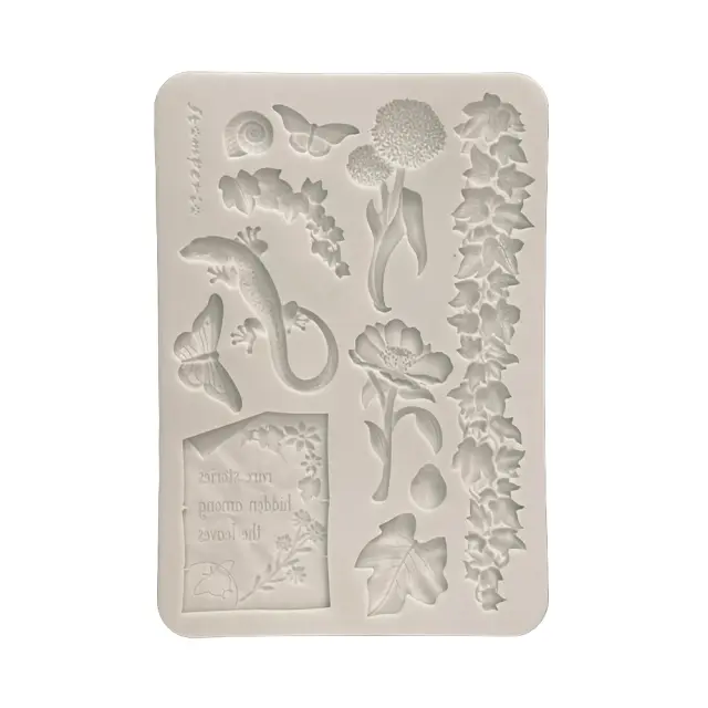 Καλούπι σιλικόνης A5, 15×21cm, Stamperia, All Around, Λουλούδια 3