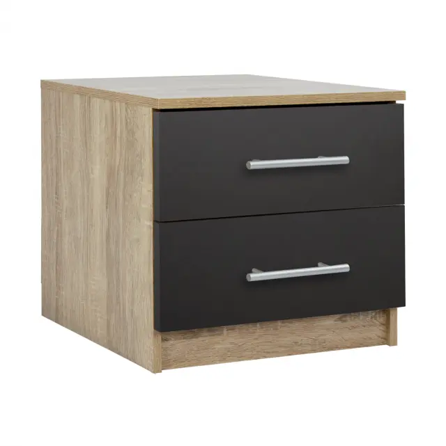 ΚΟΜΟΔΙΝΟ ΜΕΛΑΜΙΝΗΣ FB92220.04 SONAMA ΓΚΡΙ 48X40X41Υ εκ.