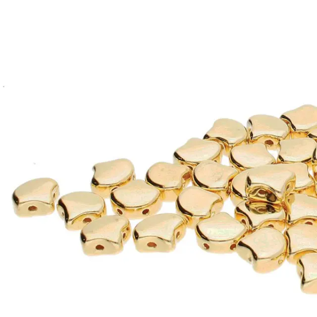 Χάντρα Matubo Ginko 7.5mm - 24K Gold Plated ~10gr