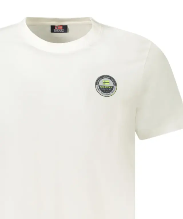 Norway Nautical School - Ανδρικό T-shirt Κοντομάνικο 856032-WHITE Λευκό 3