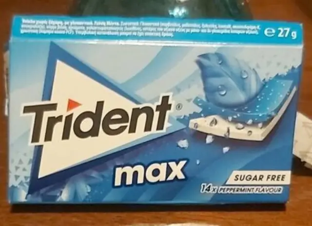 Trident Max Μέντα Χωρίς Ζάχαρη 1 τμχ