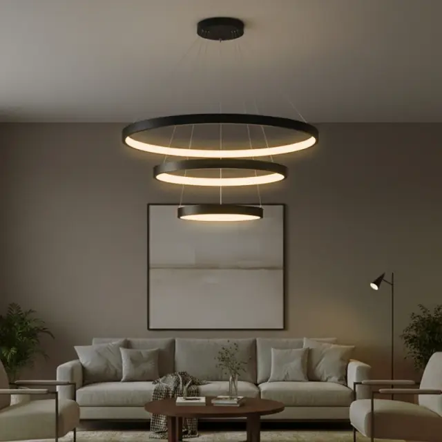 NEMESIS LED Κρεμαστό Φωτιστικό Οροφής 120W με Χειριστήριο από 2700K έως 6000K Dimmable KLV-101-0220