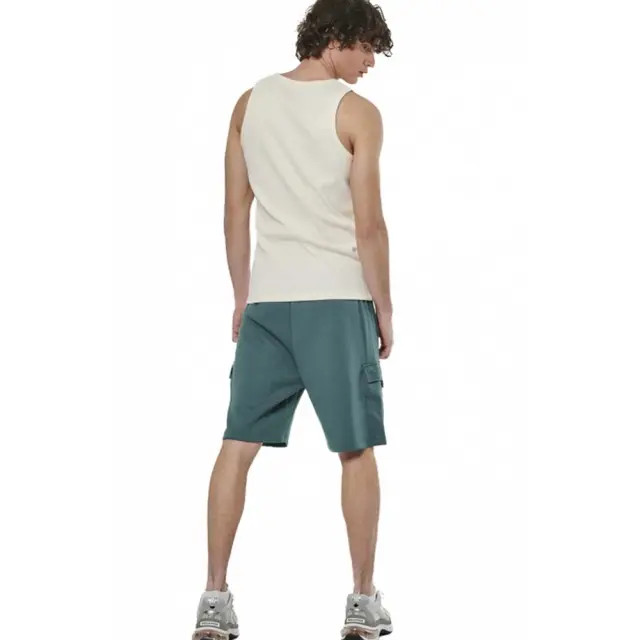 Body Action Men's Basic Sleeveless Tank Top Εκρού 043508-05 (Body Action) 3