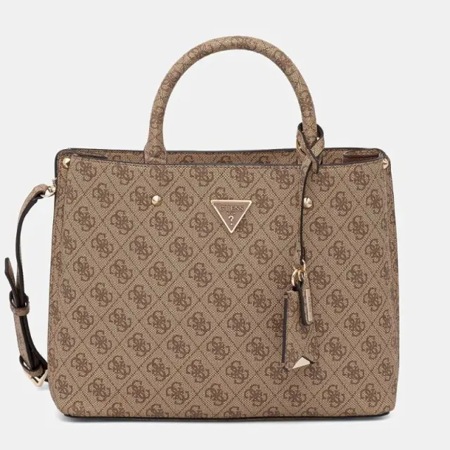 Guess - Γυναικεία Τσάντα Meridian II HWSG6974060-LATTE Καφέ