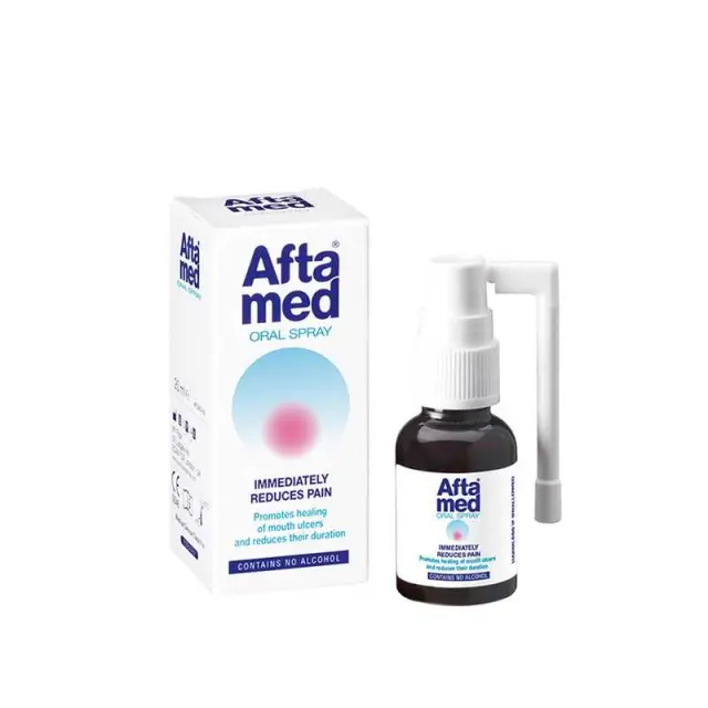 AFTAMED Oral Spray Σπρέι για την Ανακούφιση από Στοματικά Έλκη & Άφθες 20ml