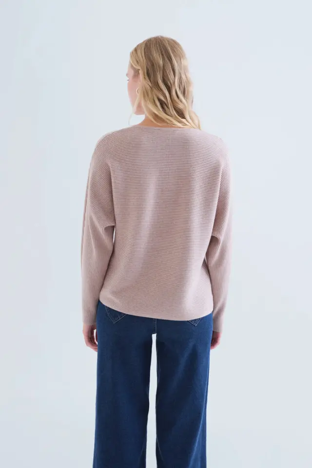 COMPANIA FANTASTICA KNITTED SWEATER (63C/10402 BEIGE) - M 2