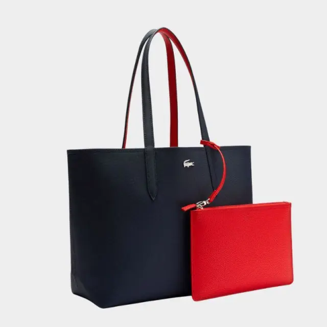 Τσάντα Ώμου Lacoste Διπλής Όψεως NF2142AA-B50 Μπλε Κόκκινο - One Size 2