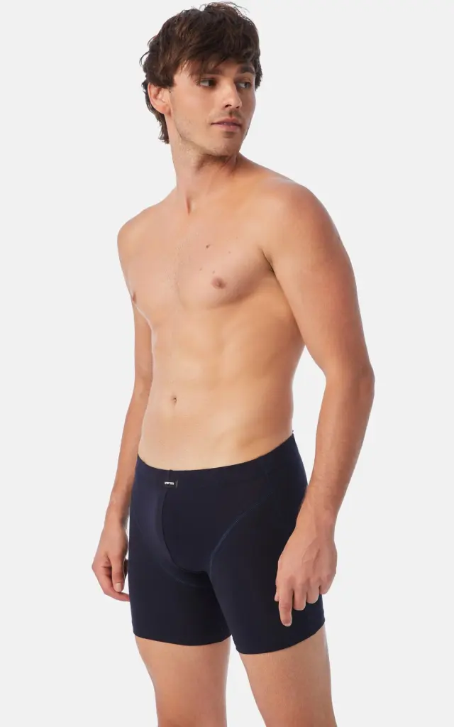 BOXER LONG SPORTIES IN.EL.2PCS - NAVY-PINE