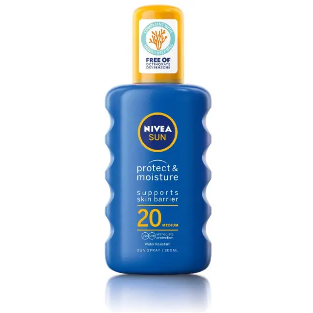 Nivea Sun Protect + Moisture Spray SPF 20, 200ml