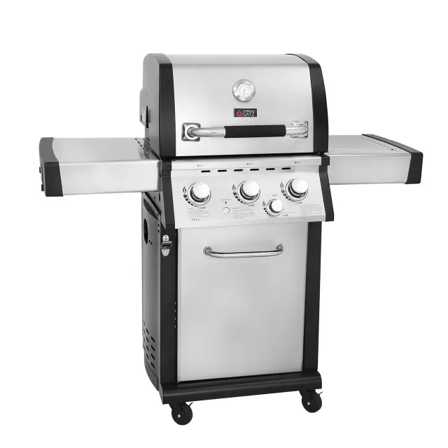 THERMOGATZ - BBQ ΥΓΡΑΕΡΙΟΥ GS GRILL SUPERIOR 3+1 ΙΝΟΧ - 14kW 3