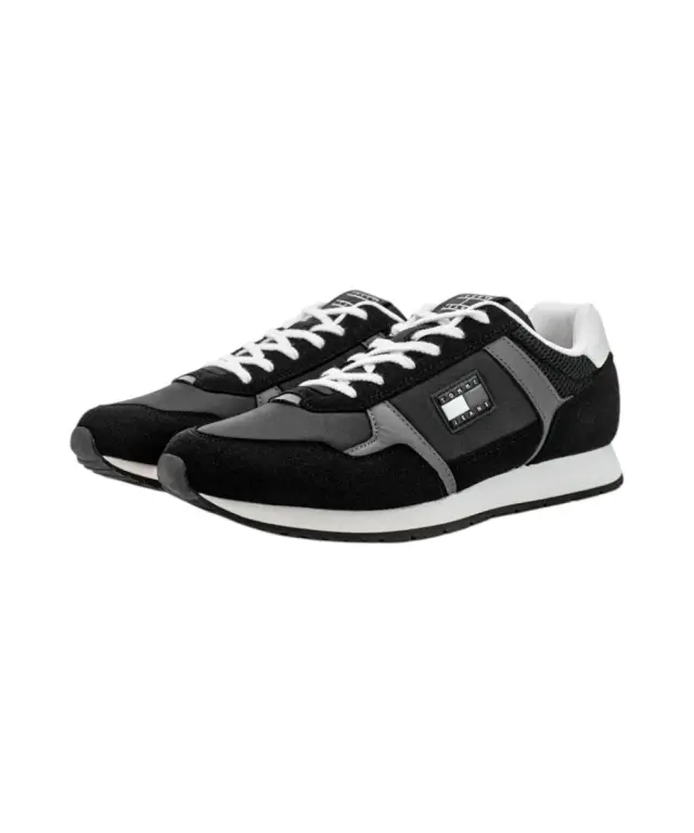 Tommy Hilfiger - Ανδρικά Sneakers Th Runner Casual EM0EM01617-BDS Μαύρο - 40 2