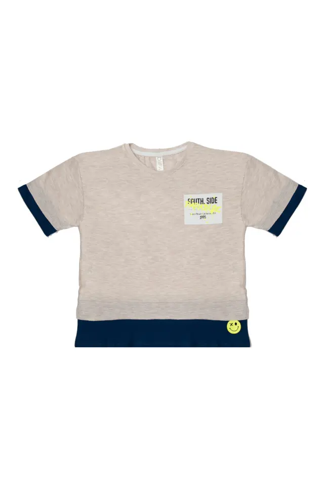 T-Shirt Kid South Side Μπεζ