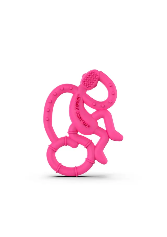 240303 Munchkin MINI MONKEY TEETHER - PINK 2