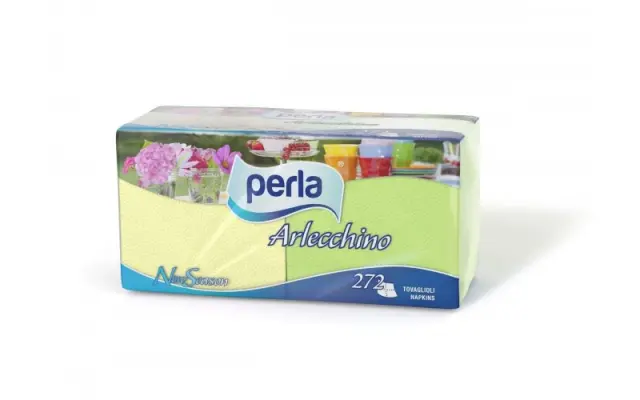 Perla χαρτοπετσετες 4 χρωματα 33χ33 272 φυλλα 2