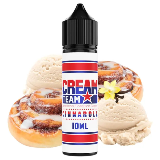 Cream Team Cinnaroll 10ml (60ml) - Kings Crest Flavorshots