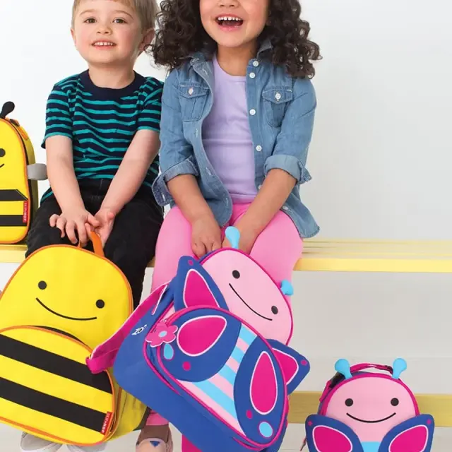 Skip Hop Zoo Παιδικό Σακίδιο Πλάτης Butterfly Pink 3