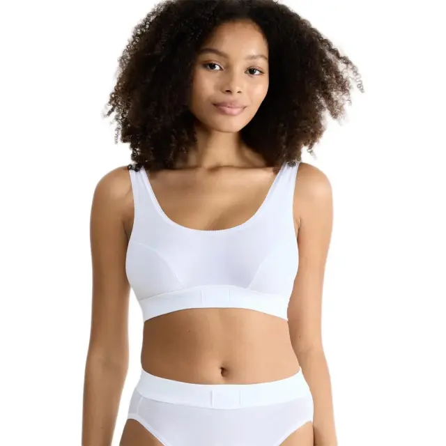 Sloggi Γυναικείο Μπουστάκι Double Comfort T Top, Χρώμα Λευκό 2