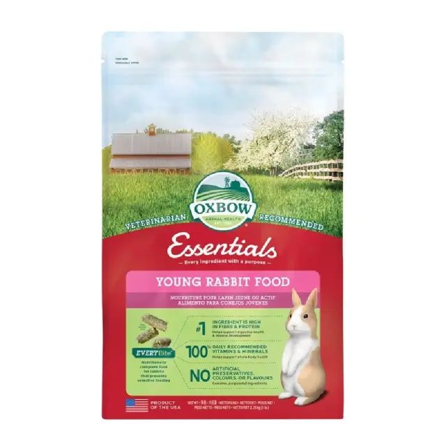 Oxbow Πλήρης Τροφή Κουνελιού Essentials Young Rabbit 2,28Kg Μονόχρωμο