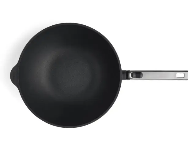 Τηγάνι Wok Woll Diamond XR Logic Pro με αντικολλητική επίστρωση, αποσπώμενη λαβή και διάμετρο 30cm11030PLCI 3