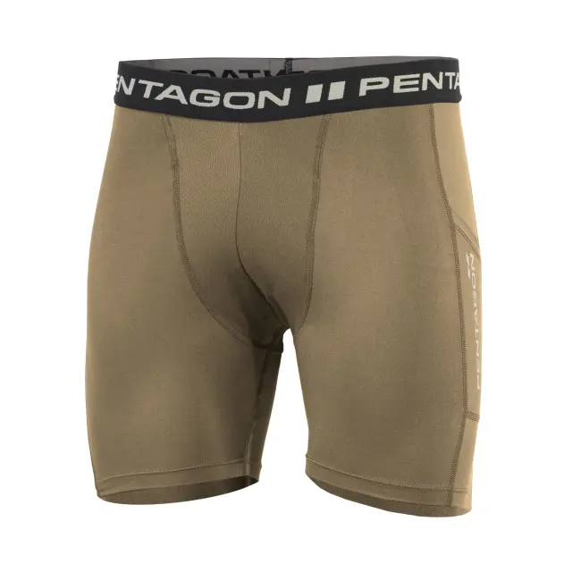 Pentagon Apollo Tac Fresh Short Pants-Κολάν για Τακτική- Καθημερινή Χρήση - 08WG-Wolf Grey-Γκρί Ανοιχτό 3