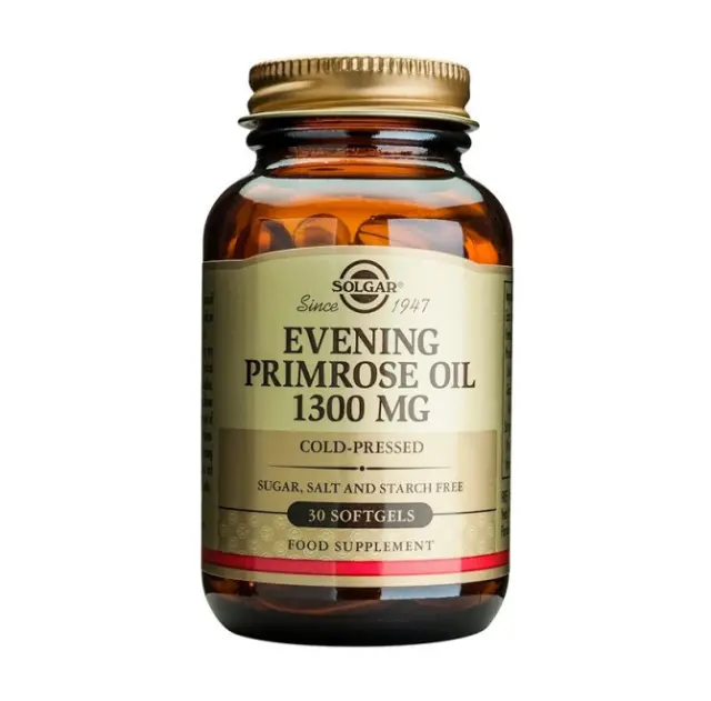 Solgar Evening Primrose Oil 1300mg Συμπλήρωμα Διατροφής Για Αντιμετώπιση Των Συμπτωμάτων Κατά Τις Περιόδους Της Έμμηνου Ρύσης 30 μαλακές κάψουλες 2