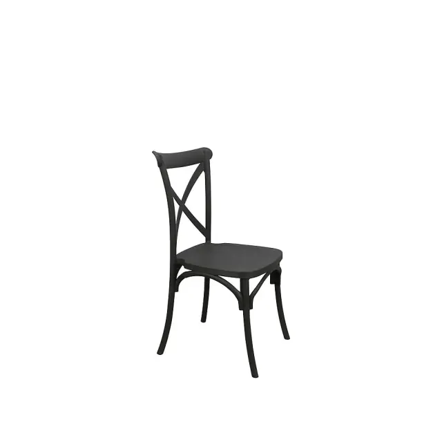 Καρέκλα Ανθρακί PP/PC/ABS 48x55x91cm