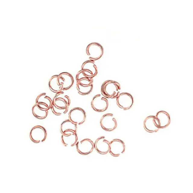 Ανοικτοί Κρίκοι Ø6mm Ανοξείδωτο Ατσάλι 304 Rose Gold ~50τεμ