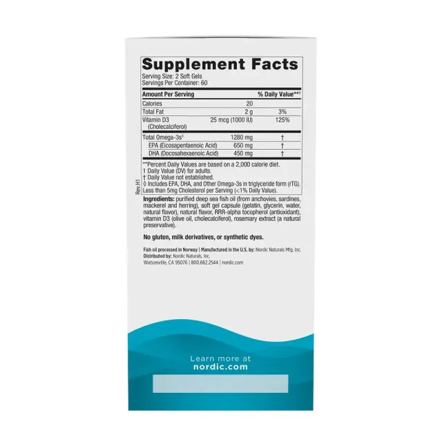 Nordic Naturals Ultimate Omega-D3 2